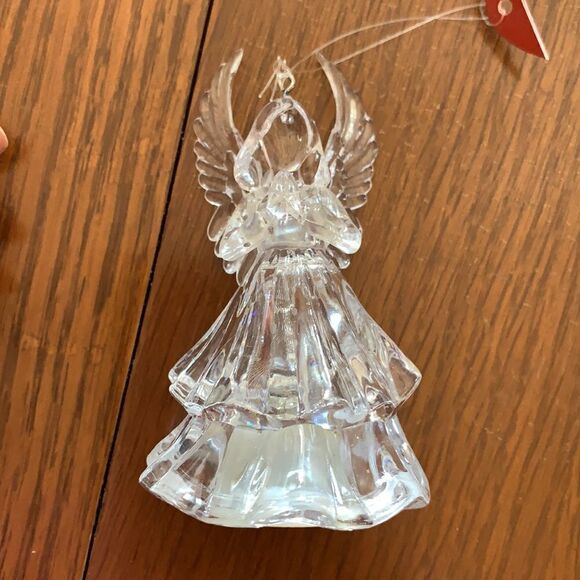 Collection of clear glass & plastic Christmas tree ornaments - Picture 6 of 10